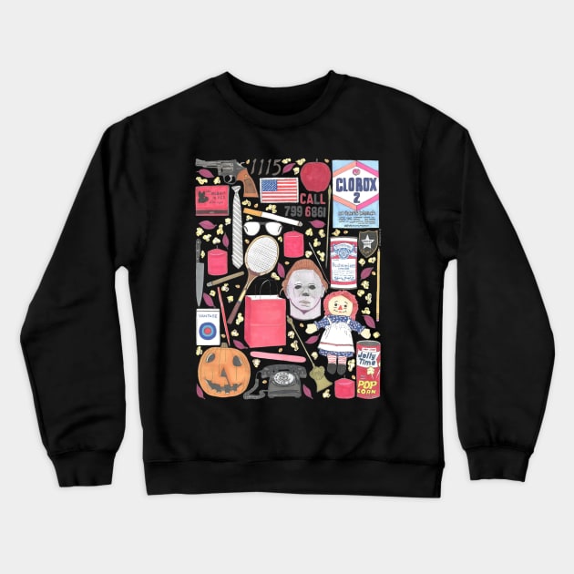 Halloween (1978) Crewneck Sweatshirt by TheStuffOfHorrorMovies